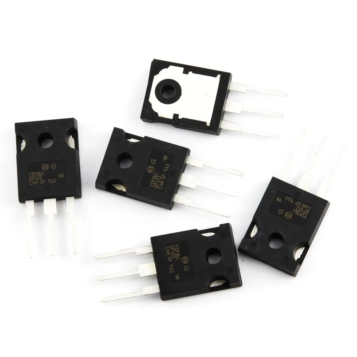 CHANZON TIP36C PNP Power BJT Bipolar Junction Transistor | High Gain, TO-247, 100V, 25A - view 3