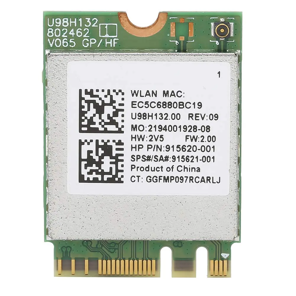 Zopsc RTL8821CE Network Card for Laptops & Desktops | 802.11 AC 433Mbps, Bluetooth 4.2, M.2 Interface - main product image