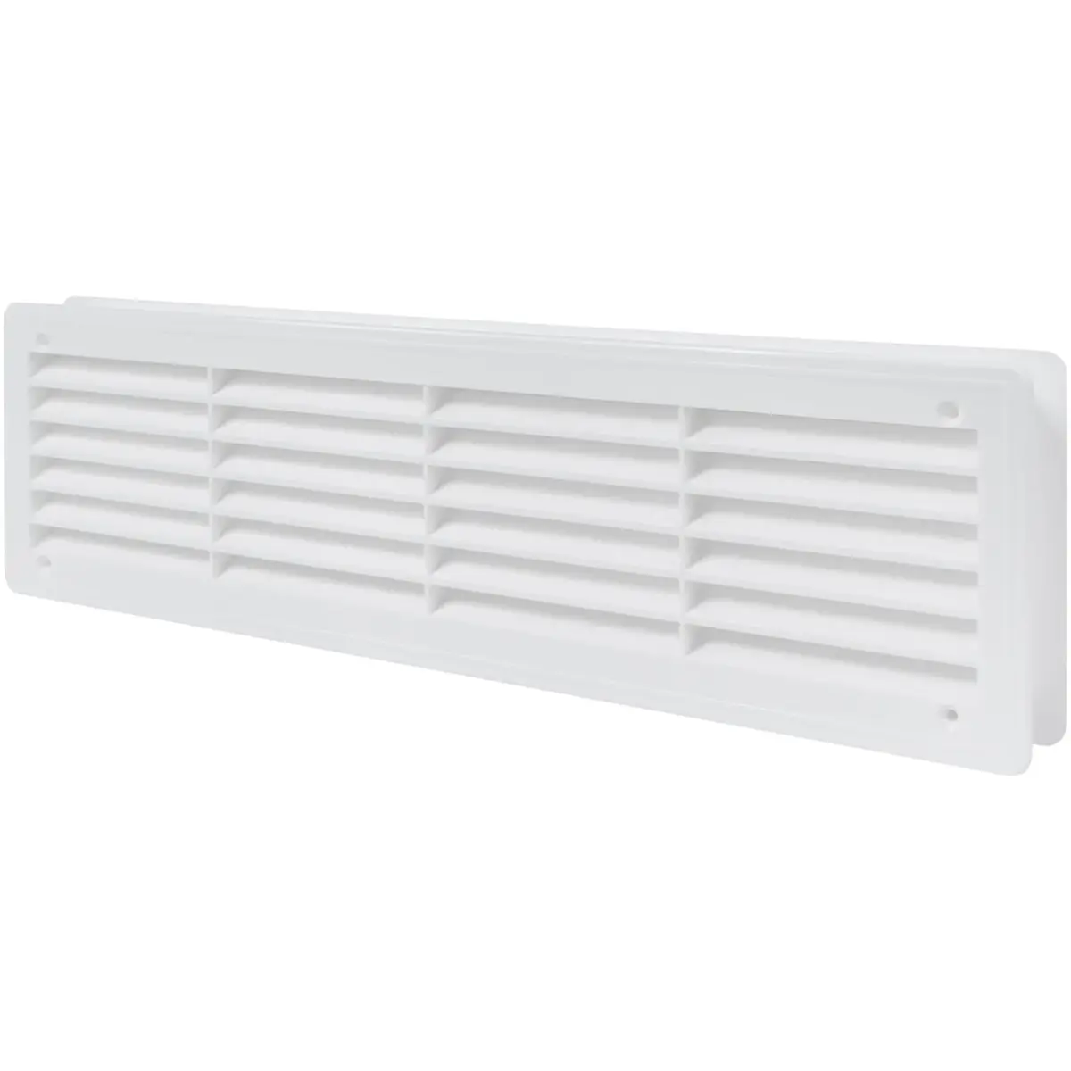Vent Systems White Plastic Door Air Vent Cover Grill 45cm (18" x 5") | Improves Airflow Between Rooms - main product image