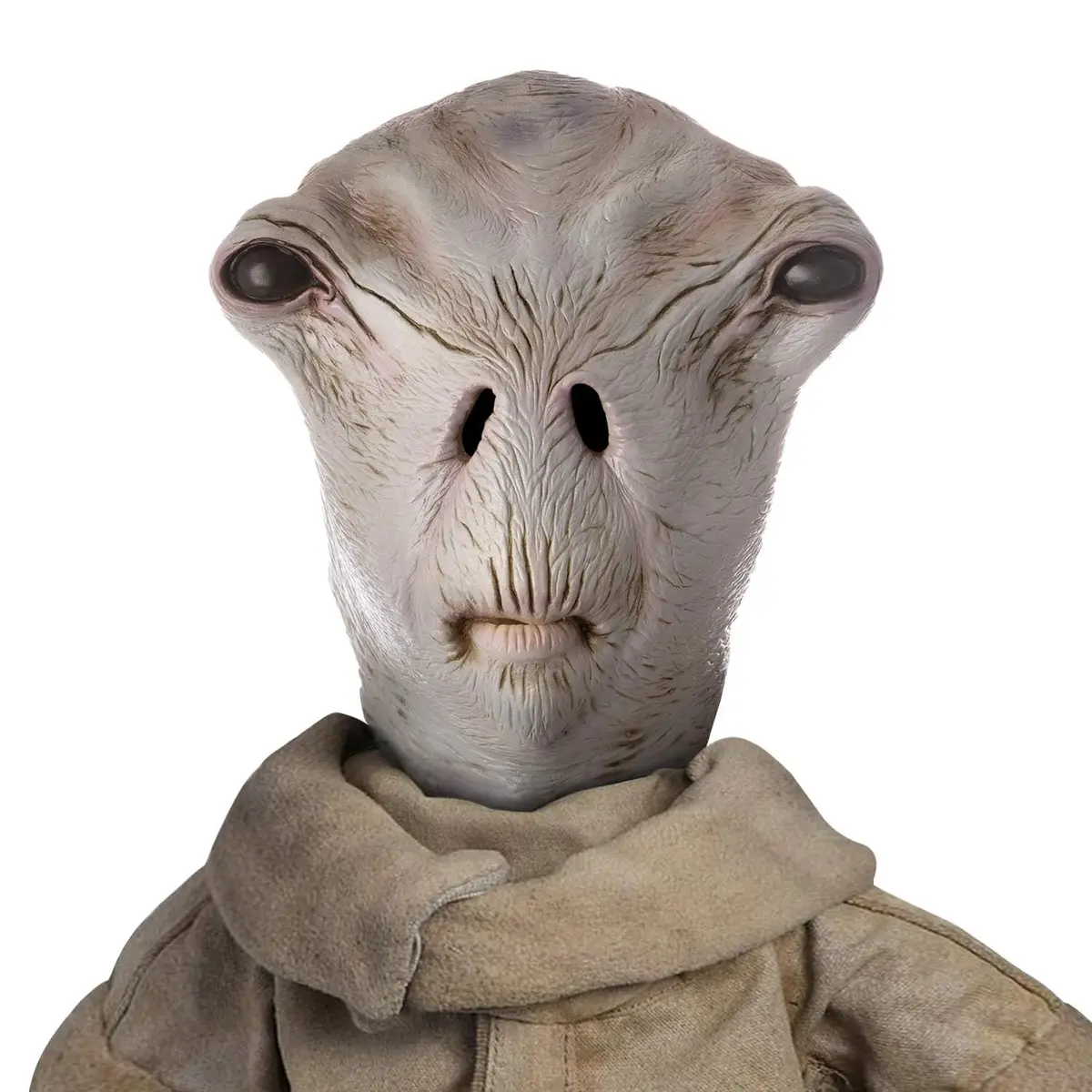 AQKILO Alien Mask Full Head Costume for Halloween & Sci-Fi Events | Adult Unisex Gray Latex Mask - view 3