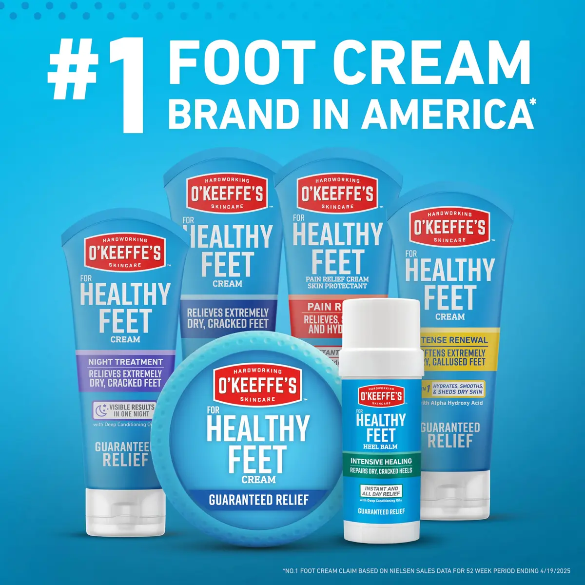 O'Keeffe's for Healthy Feet Foot Cream 7 oz (198 g) | Heals, Relieves & Repairs Extremely Dry, Cracked Feet - view 7