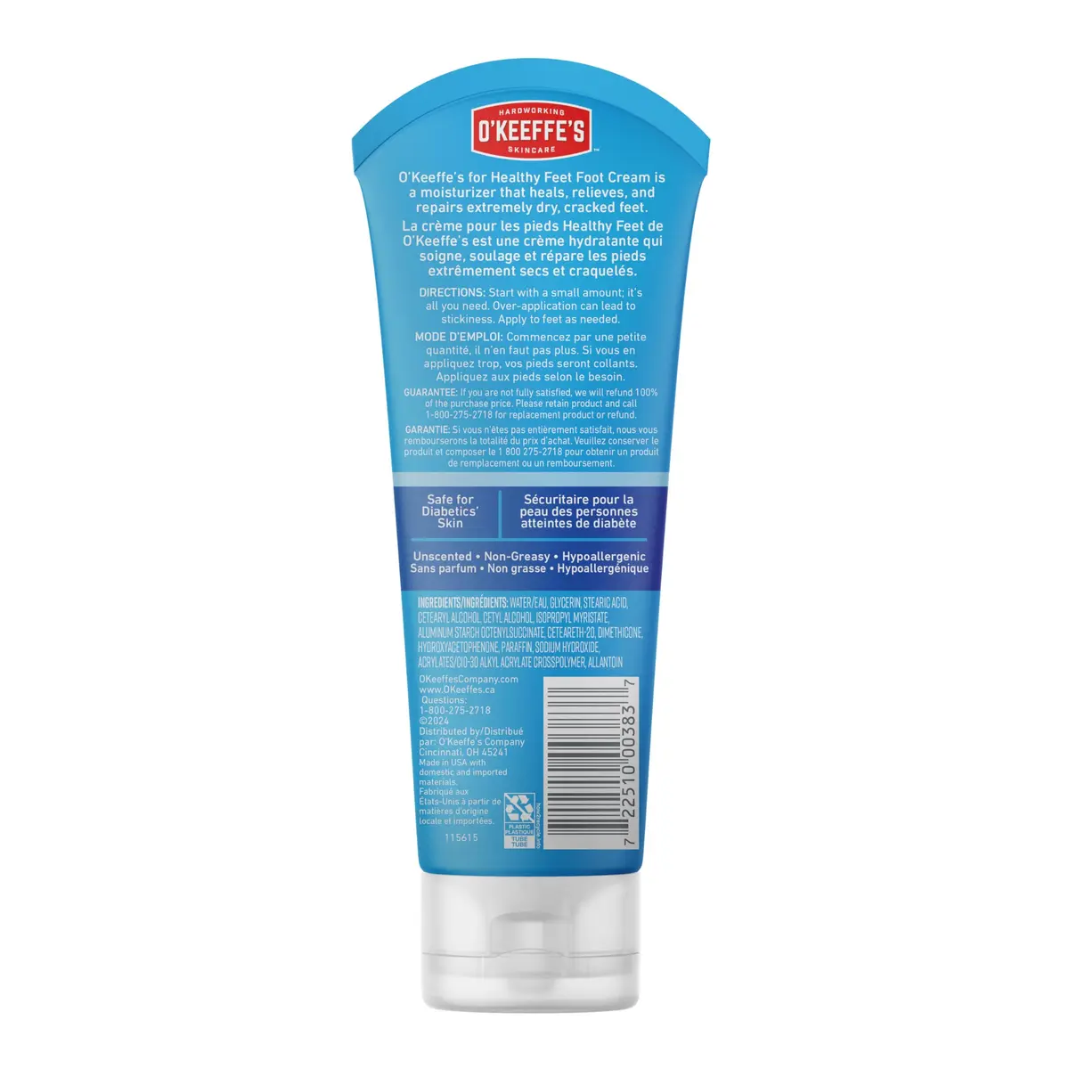 O'Keeffe's for Healthy Feet Foot Cream 7 oz (198 g) | Heals, Relieves & Repairs Extremely Dry, Cracked Feet - view 9