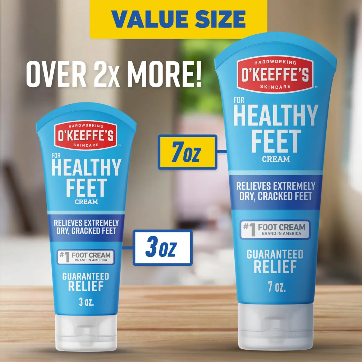 O'Keeffe's for Healthy Feet Foot Cream 7 oz (198 g) | Heals, Relieves & Repairs Extremely Dry, Cracked Feet - view 4