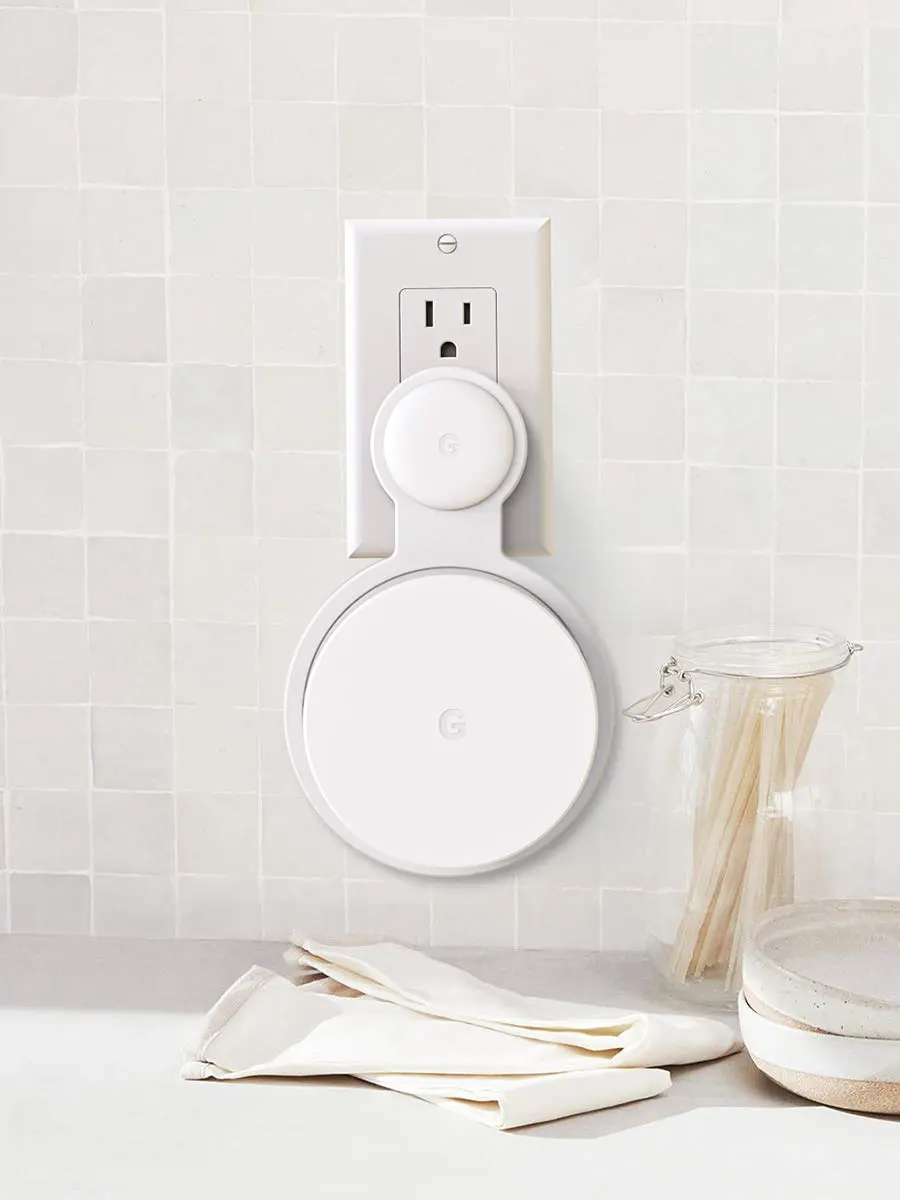 Pefecon 3 Pack Outlet Wall Mount for Google Wifi AC1200 (2020 Round Plug) | Cable Management & Space Saving - view 6