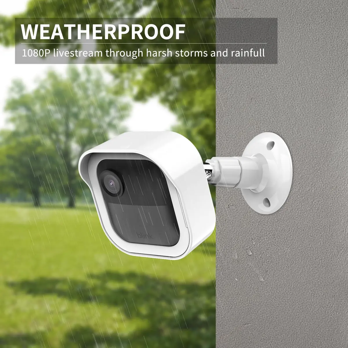 Pefecon 3-Pack Blink Outdoor Camera Housing & Mounts with Sync Module Mount, White | Weatherproof Protective Covers for Blink Outdoor 4/2K+ - view 5