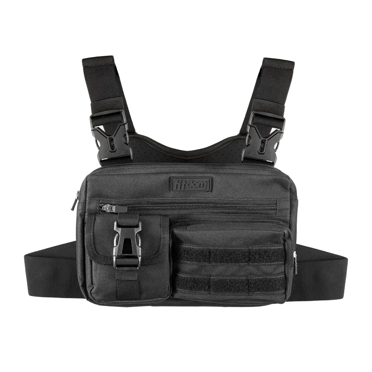 Fitdom Running Chest Pack for Men | Water-Resistant, Adjustable, Multiple Pockets - main product image