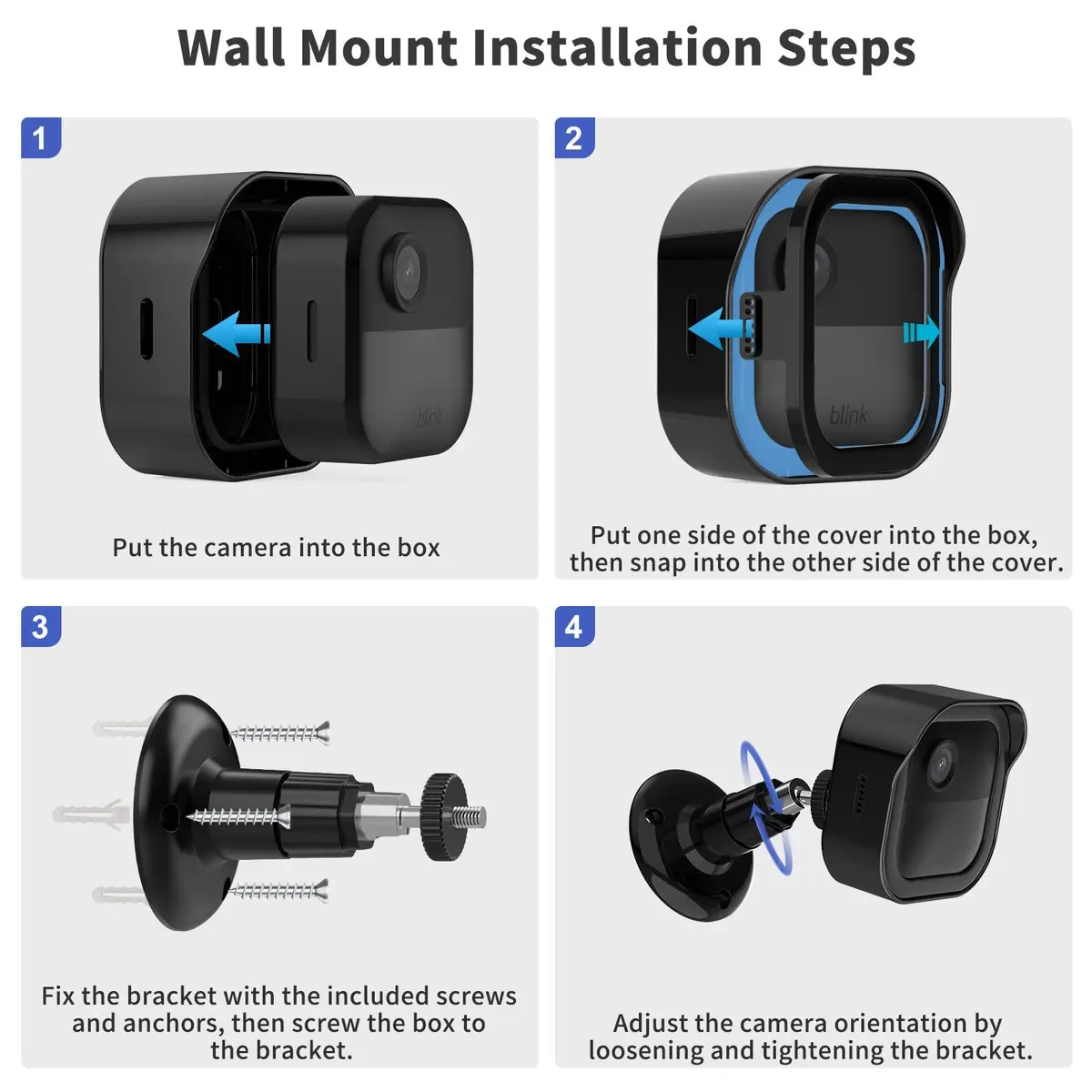 Pefecon All-New Blink Outdoor Camera Cover for Blink Outdoor 4/2K+ Camera/3rd Gen | Weatherproof, Adjustable, Easy Install - view 8