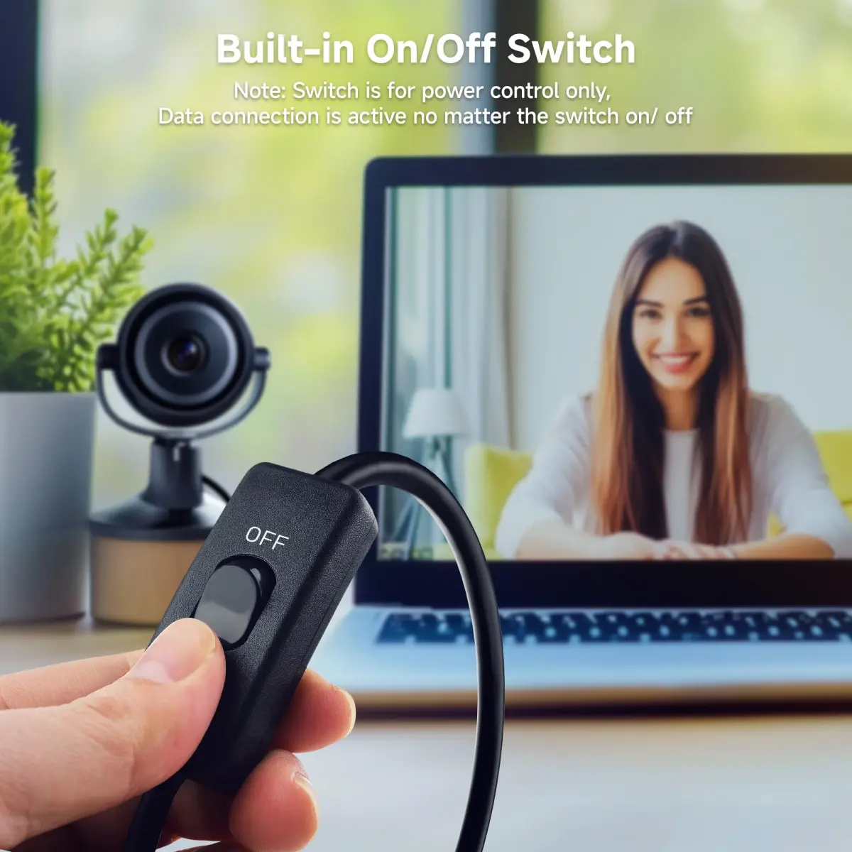 Cable Matters USB 3.0 Extension Cable 6ft (1.83m) with On/Off Switch | 5Gbps Data Transfer - view 3
