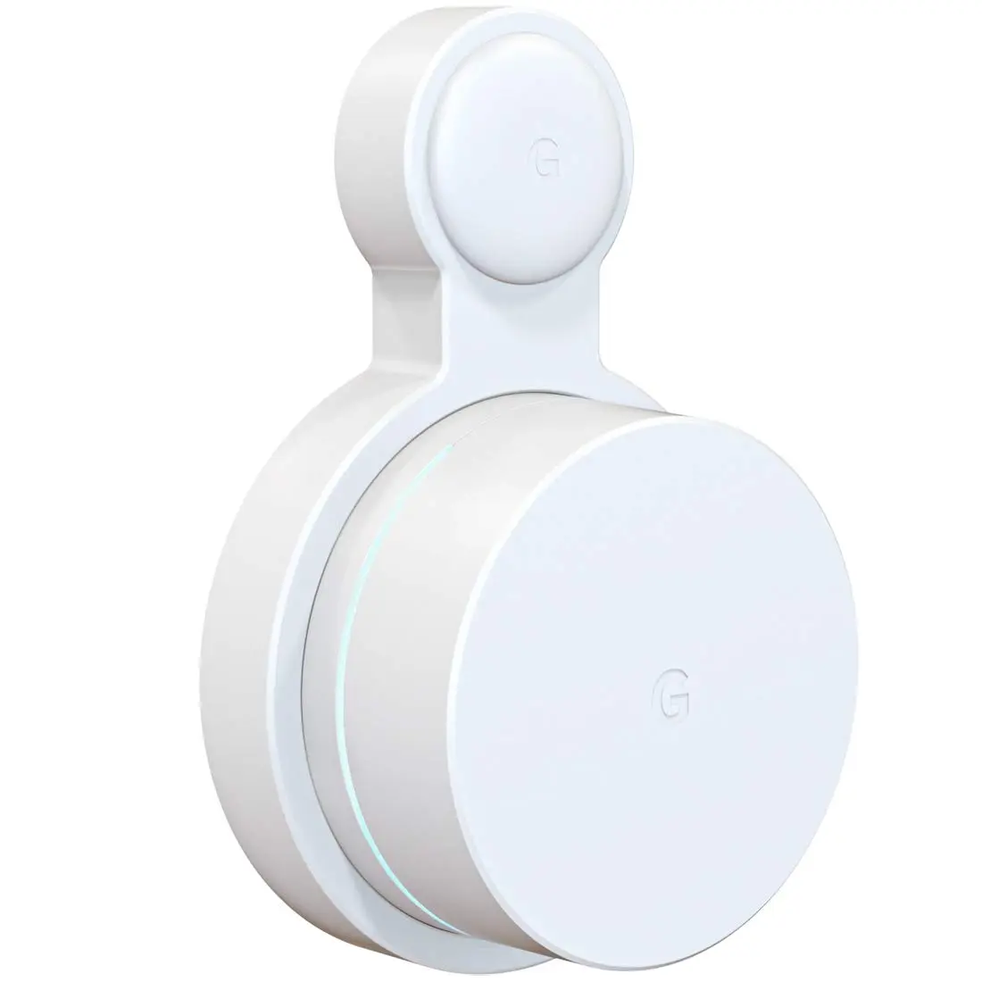 Pefecon Outlet Wall Mount for Google Wifi (2020 Model) | White, 1 Pack - main product image