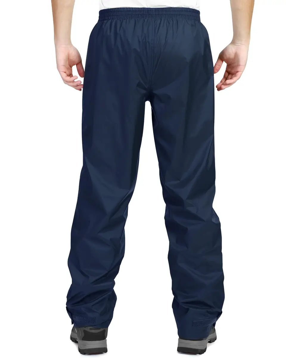 33,000ft Men's Rain Pants Waterproof Windproof Navy | Breathable, Seam-Sealed Outdoor Rainwear - view 2
