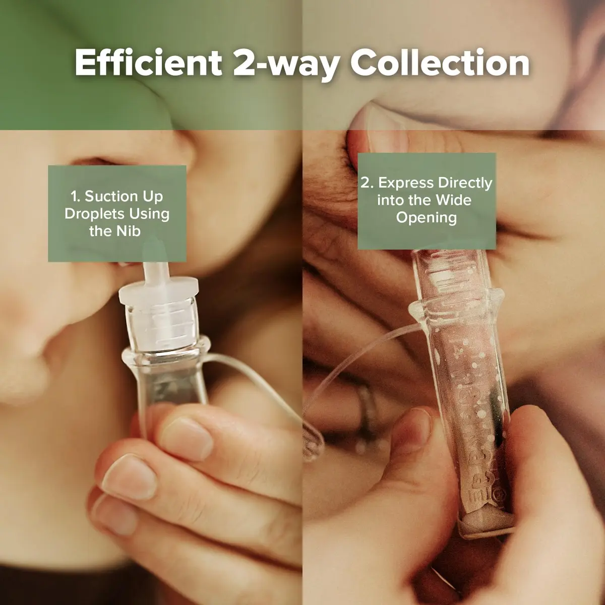 haakaa Colostrum Collector with Storage Case | 6 Pack, 4ml Silicone Breastfeeding Tool - view 5