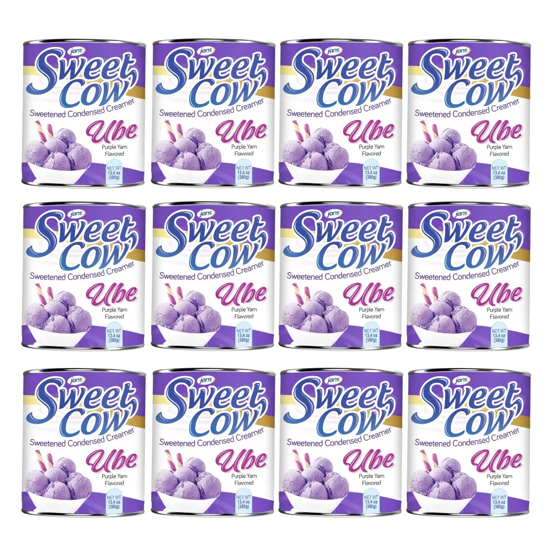 Jans Ube Condensed Milk 13.40 oz (379.9 g) Pack of 12 | Authentic Filipino Dessert Ingredient - view 2