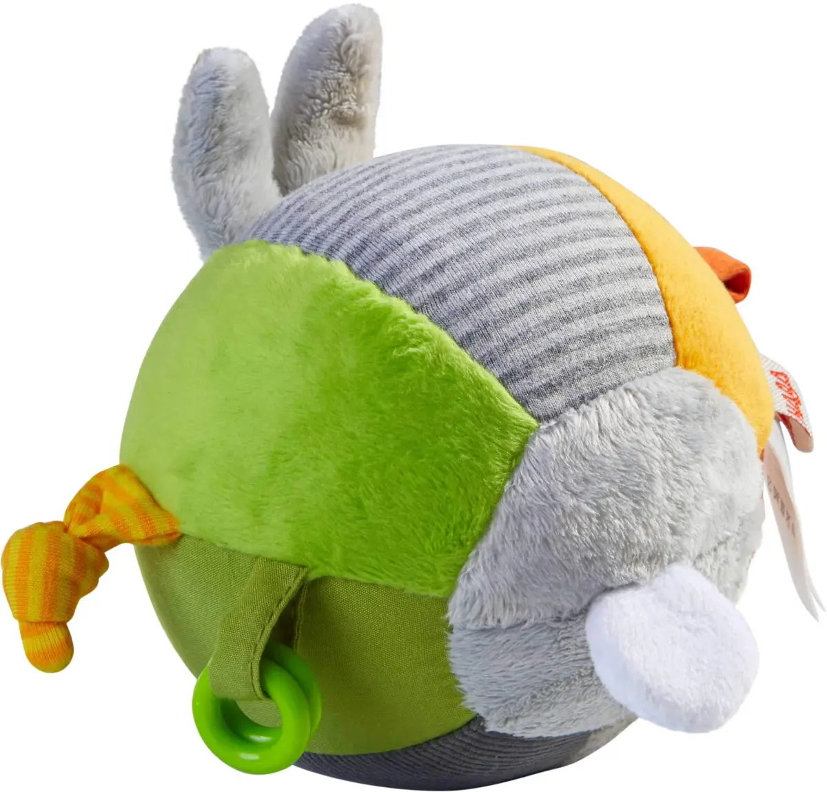 HABA Bunny Baby Ball Toy with Crinkle Ears and Rattle Rings | Sensory Development for 6 Months + - view 3