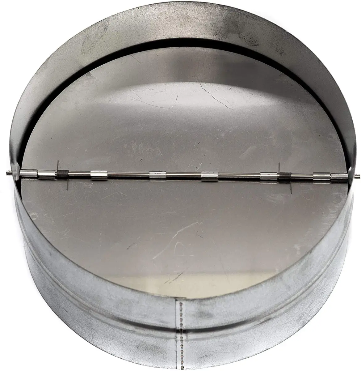 Vent Systems 10" Inch Backdraft Damper Galvanized Steel | One-Way Airflow Blocker for HVAC - view 6