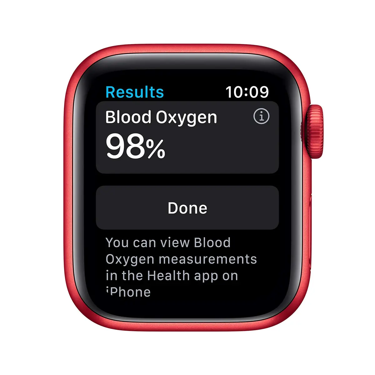 Apple Watch Series 6 GPS 40mm Red Aluminum Case with Red Sport Band | Always-On Retina Display - view 3