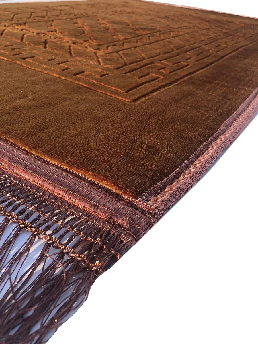 Islamika Prayer Rug Muslim Mat Islamic Thick Large Padded 120cm x 80cm | Luxurious Cotton Padding for Daily Prayer Comfort - view 2