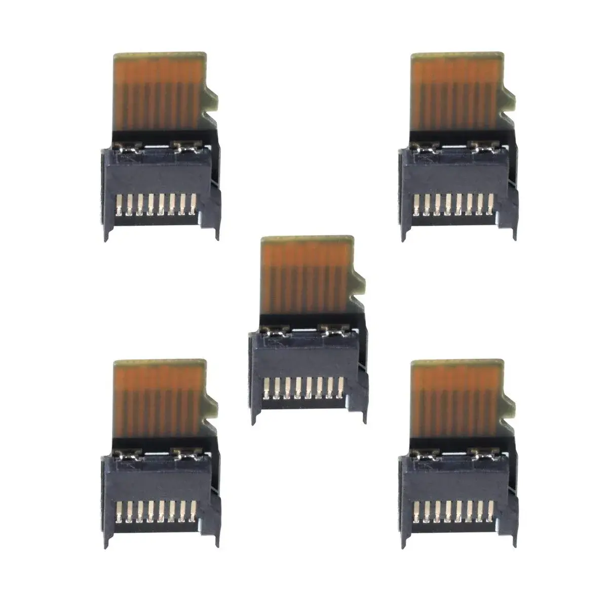 cablecc Micro SD TF Memory Card Extension Adapter Extender 5-Pack | Male to Female for Mobile & Tablet - view 2