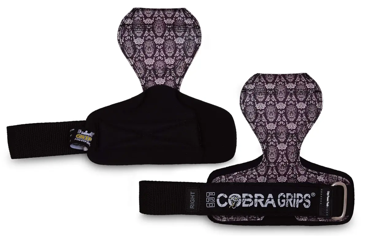 Cobra Grips PRO Skull Weight Lifting Gloves with Wrist Wraps - 5.5 - 8.75" Wrist Size - view 4