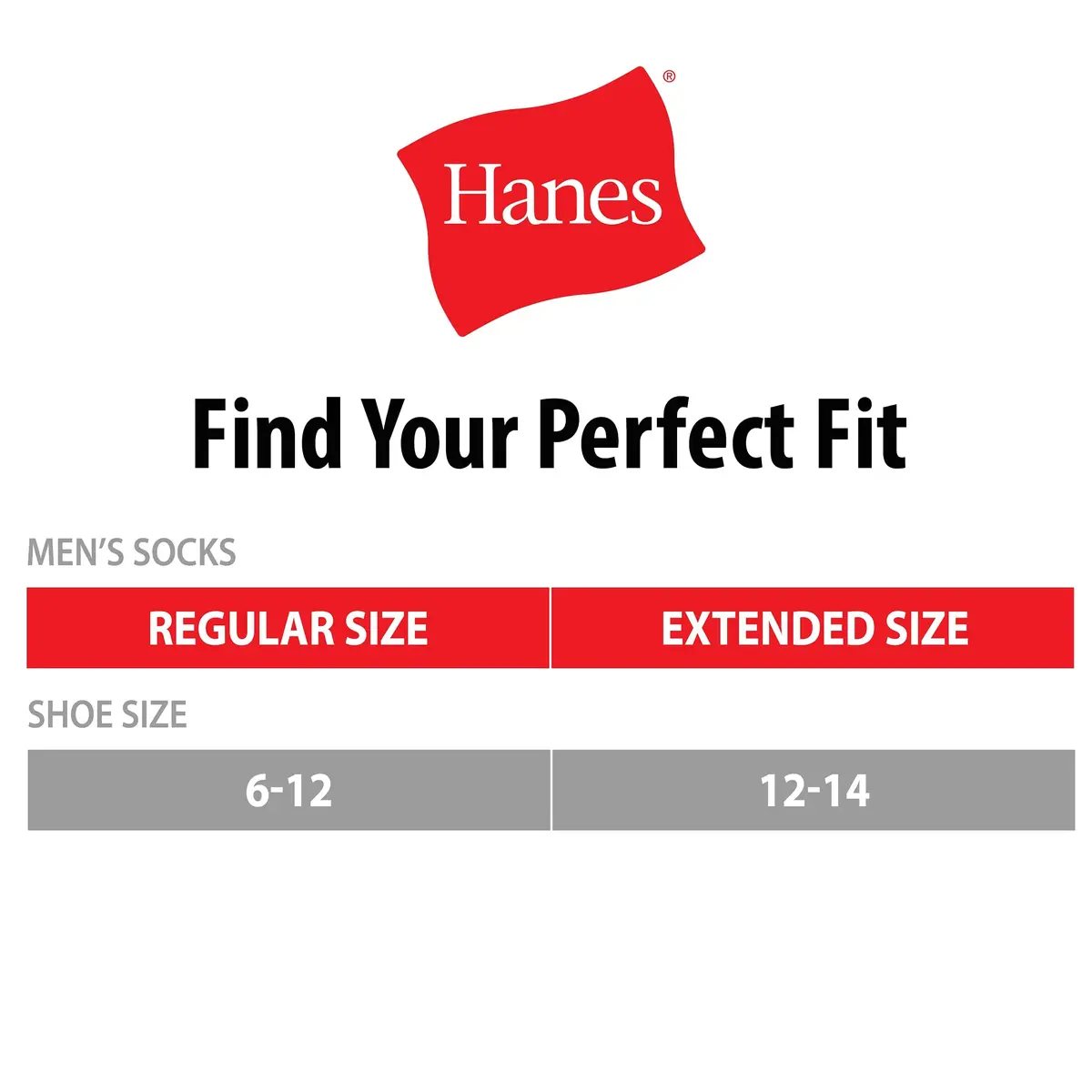 Hanes Men's Max Cushion Crew Socks 6-Pack | Reinforced Heel & Toe, Moisture-Wicking, Odor Control - view 5