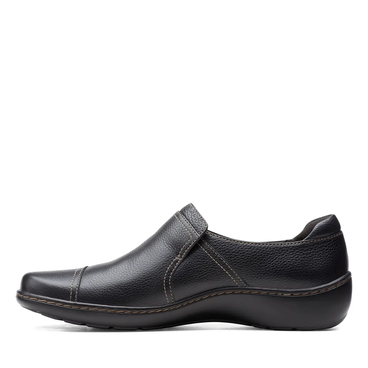 Clarks Women's Cora Poppy Loafer 12 | Slip-On Leather Comfort Shoe - view 5