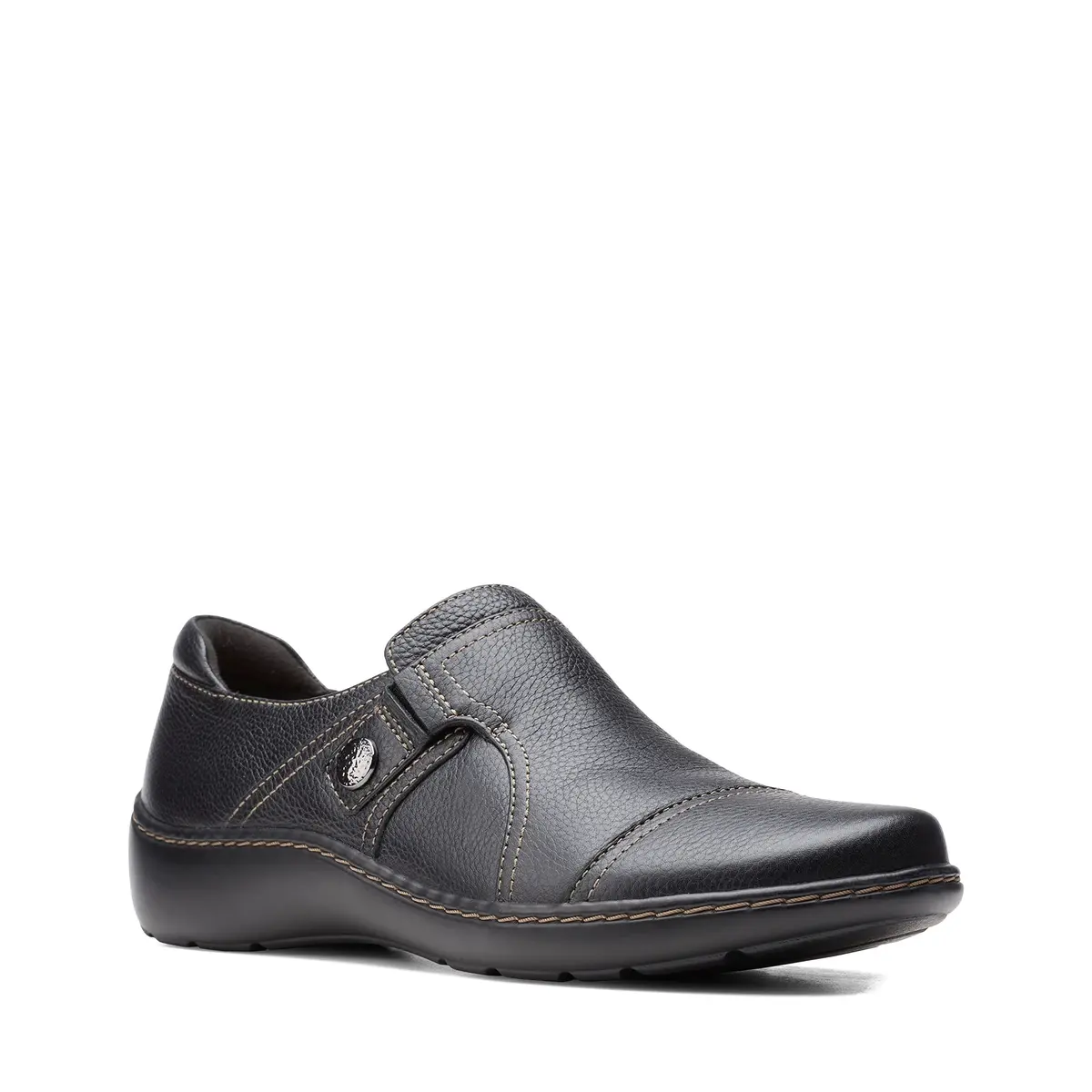 Clarks Women's Cora Poppy Loafer 12 | Slip-On Leather Comfort Shoe - view 6