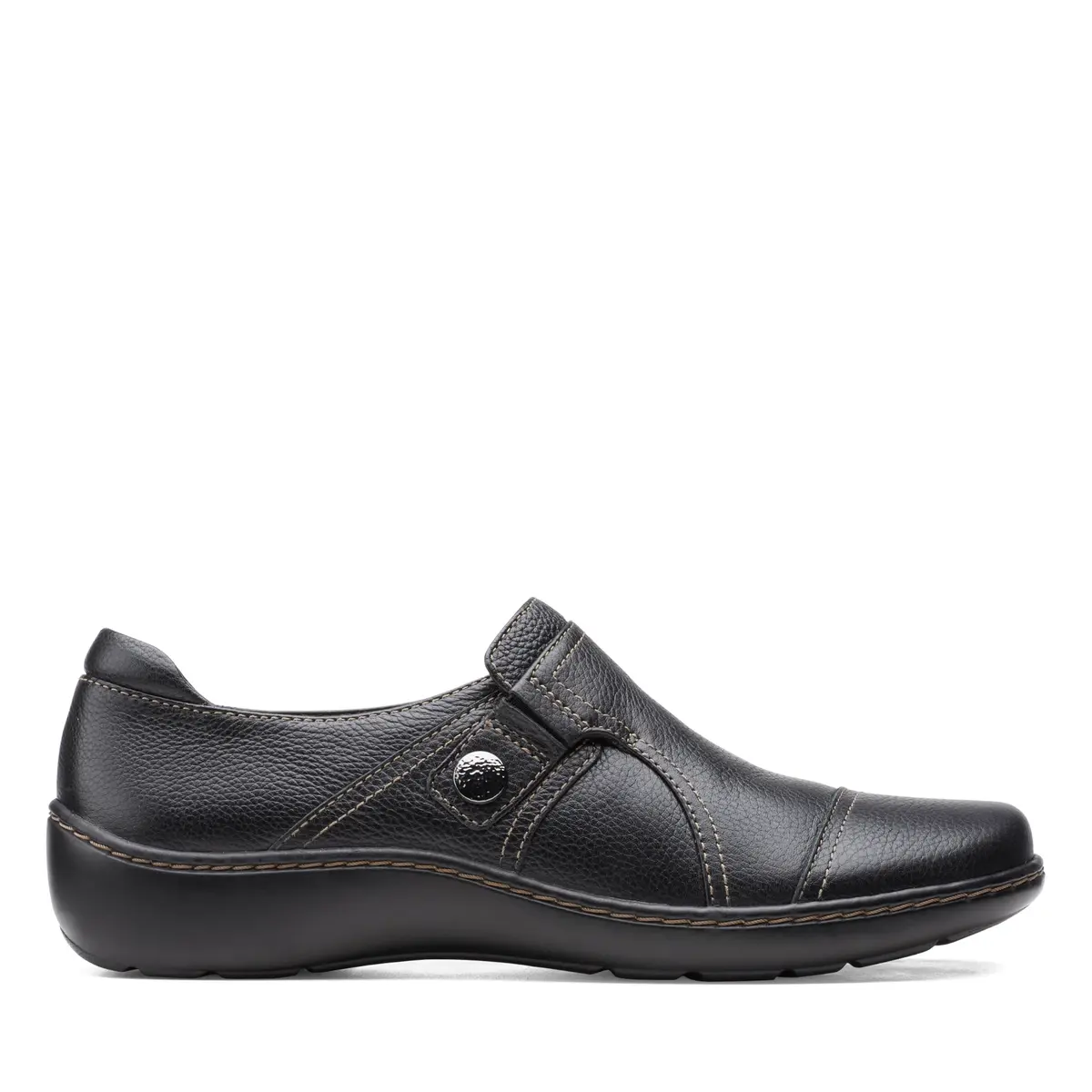 Clarks Women's Cora Poppy Loafer 12 | Slip-On Leather Comfort Shoe - view 2