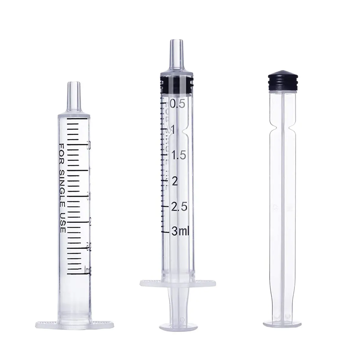 Ulove Prs 3ml Plastic Syringe 20-Pack | Individually Sealed for Precise Measurements - view 5