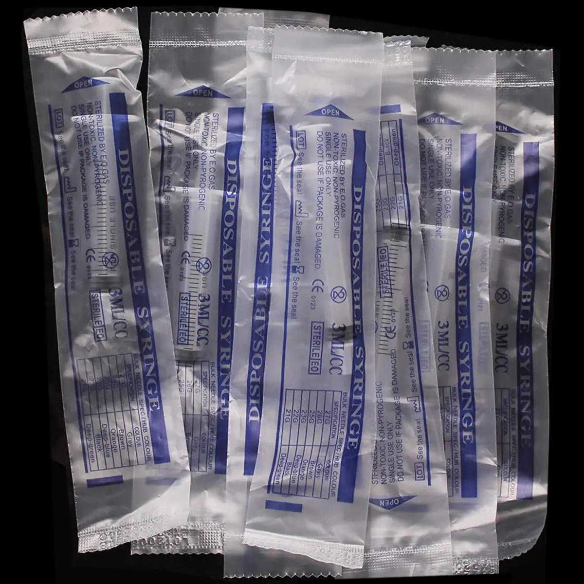 Ulove Prs 3ml Plastic Syringe 20-Pack | Individually Sealed for Precise Measurements - view 6