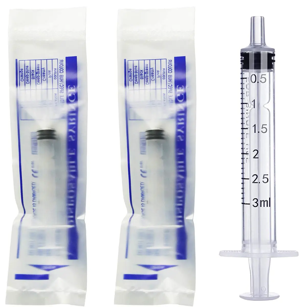 Ulove Prs 3ml Plastic Syringe 20-Pack | Individually Sealed for Precise Measurements - view 2