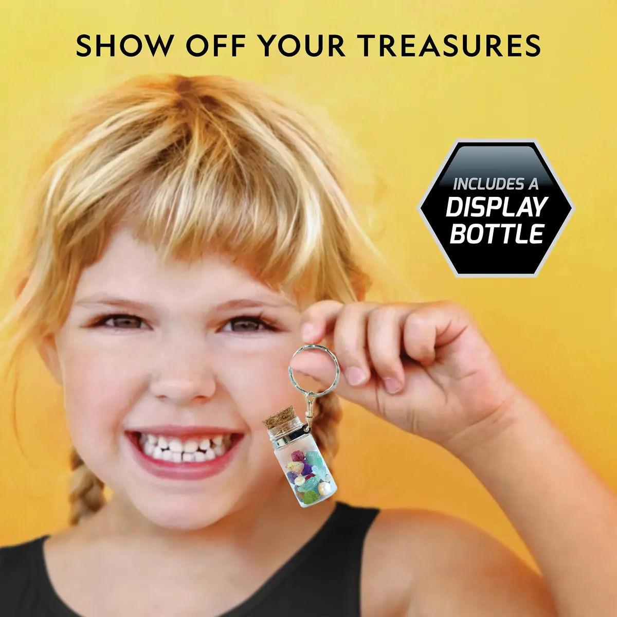 National Geographic Birthstone Dig Kit with 12 Genuine Gemstones & Tools | Ages 8+ - view 4