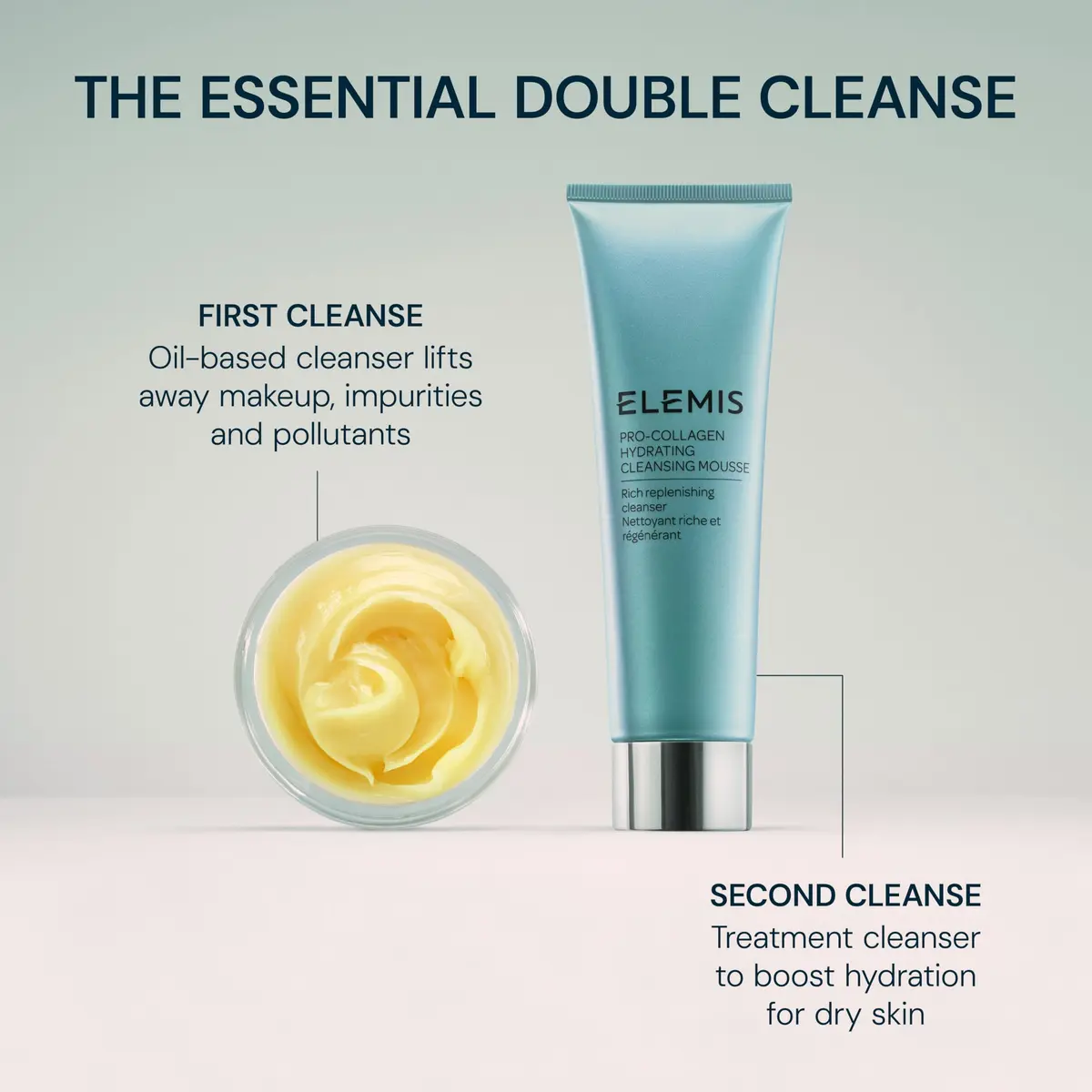 ELEMIS Pro-Collagen Cleansing Balm 100g | 3-in-1 Hydrating Facial Cleanser for All Skin Types - view 9
