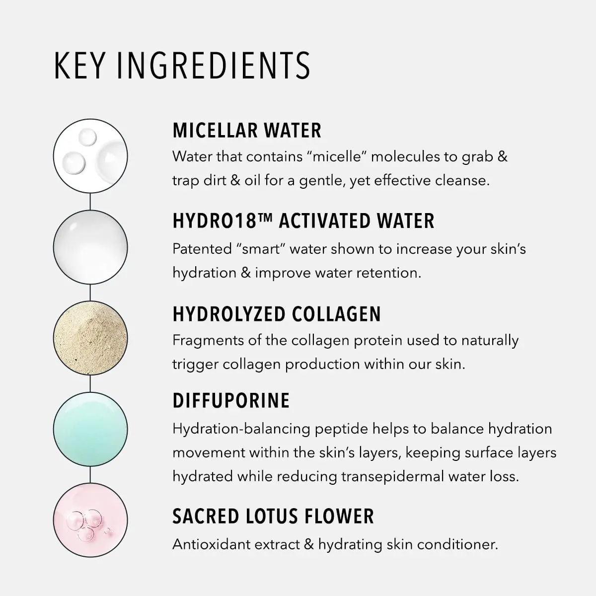 HydroPeptide HydroActive Micellar Cleansing Cloths, Makeup Remover (150 Ct) | Hydrates & Cleanses Skin, Supports Cellular Health - view 5