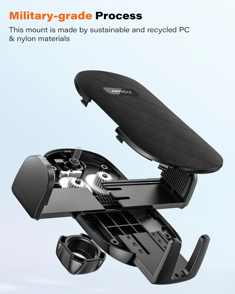 APPS2Car Suction Cup Car Phone Holder for Dashboard & Windshield | 360° Adjustable, Heavy-Duty Grip, Compatible with All Smartphones - view 7