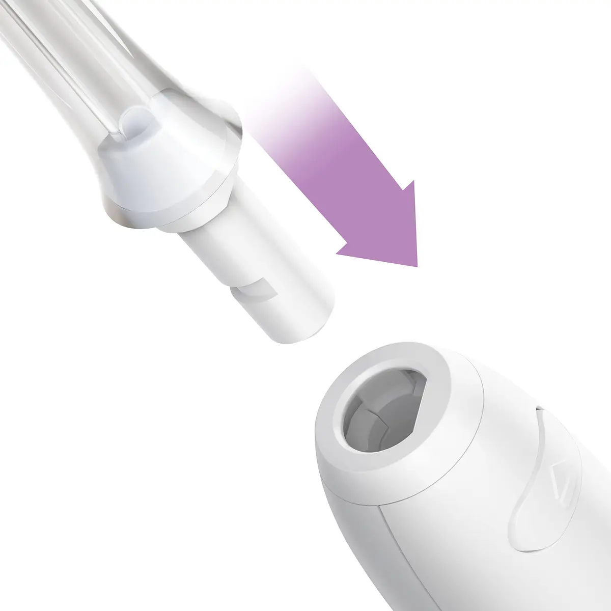 Philips Sonicare Power Flosser Standard Nozzles (F1), 2-Pack, White | Single Stream Water Cleaning - view 7