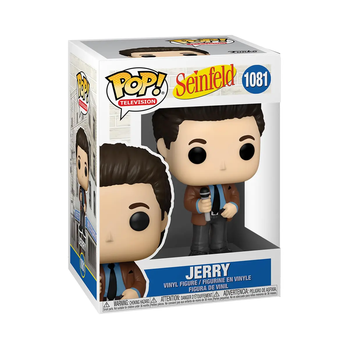 Funko POP! TV Jerry Seinfeld Doing Standup Vinyl Figure 9.5 cm (3.75 inches) | Collectible for Display - main product image