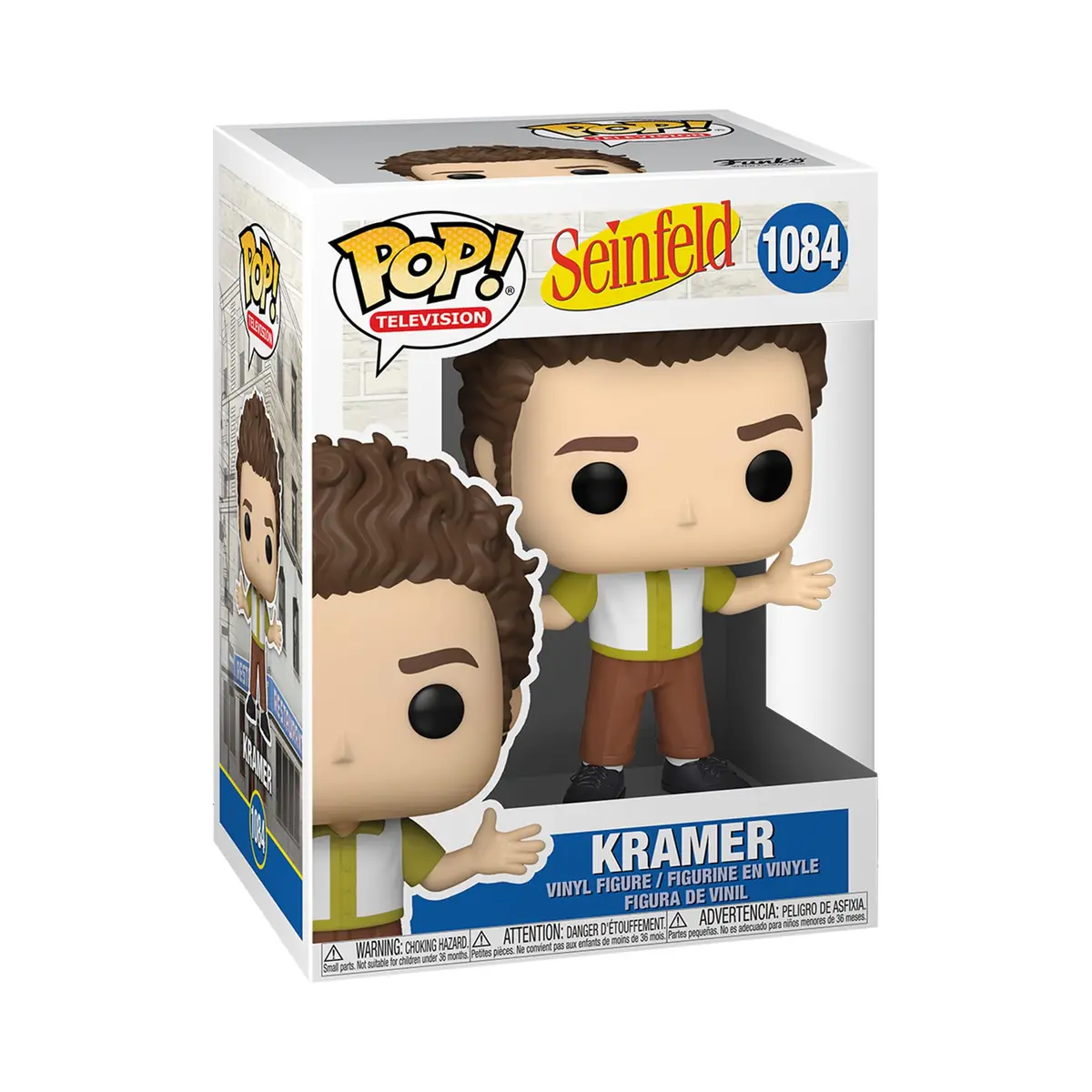 Funko POP! TV: Seinfeld - Kramer Collectible Figure 3.75 inches | Officially Licensed Pop! Vinyl - main product image