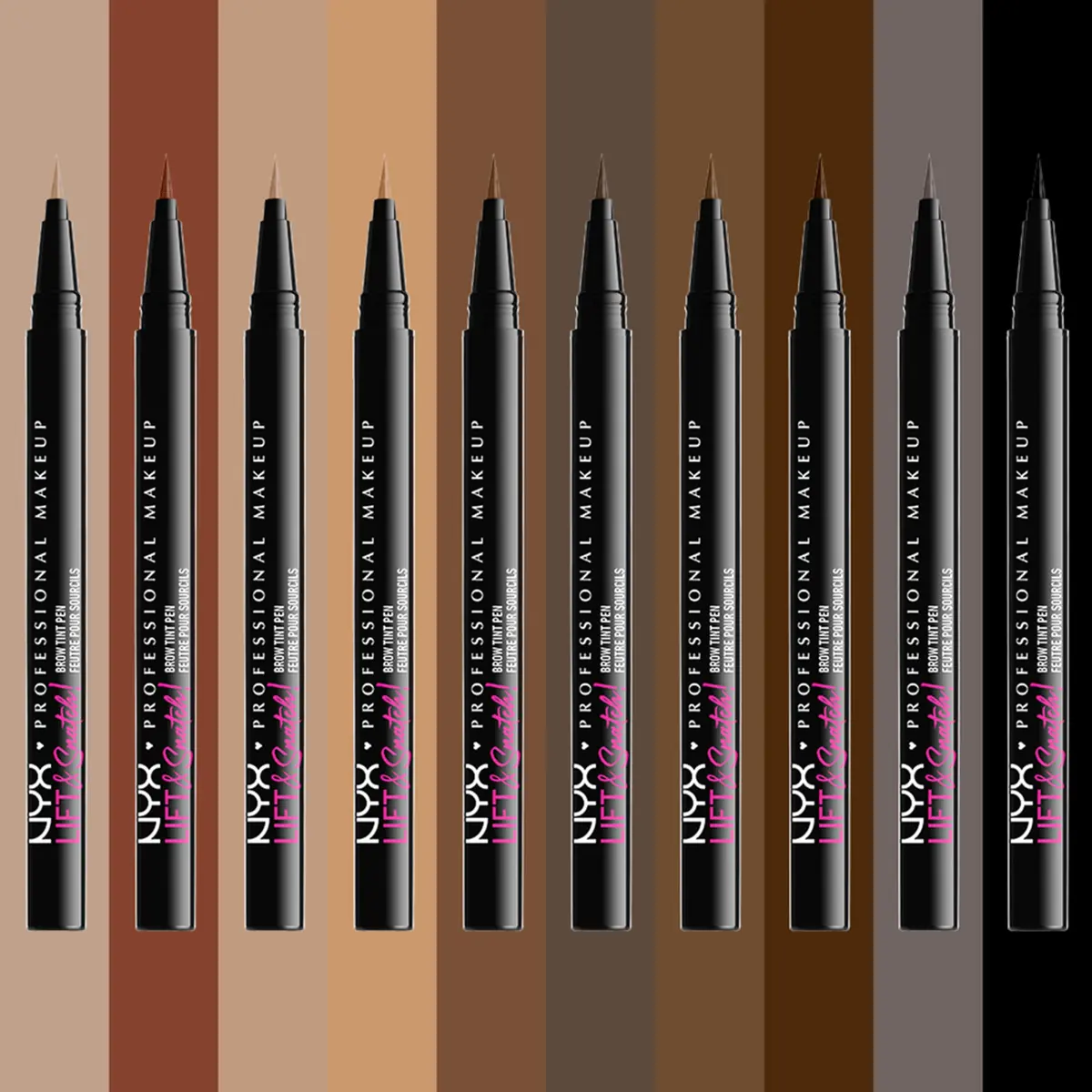 NYX PROFESSIONAL MAKEUP Lift & Snatch Eyebrow Tint Pen, Taupe | Microbrush for Natural to Snatched Brows - view 5