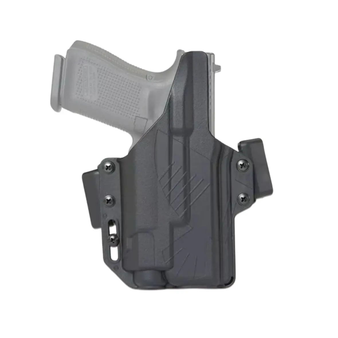 Raven Concealment Systems Perun Gun Holster for Glock 17/19 | Open Carry OWB | Black Finish | PXG9TLR1HLM/5 - view 2