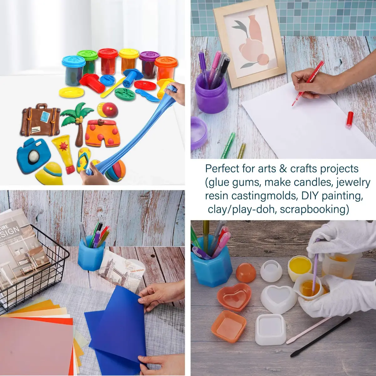 Gartful Extra Large Transparent Silicone Mat 64x45cm (25.2x17.7 inches) | Protects Surfaces from Crafts, Heat & Spills - view 5