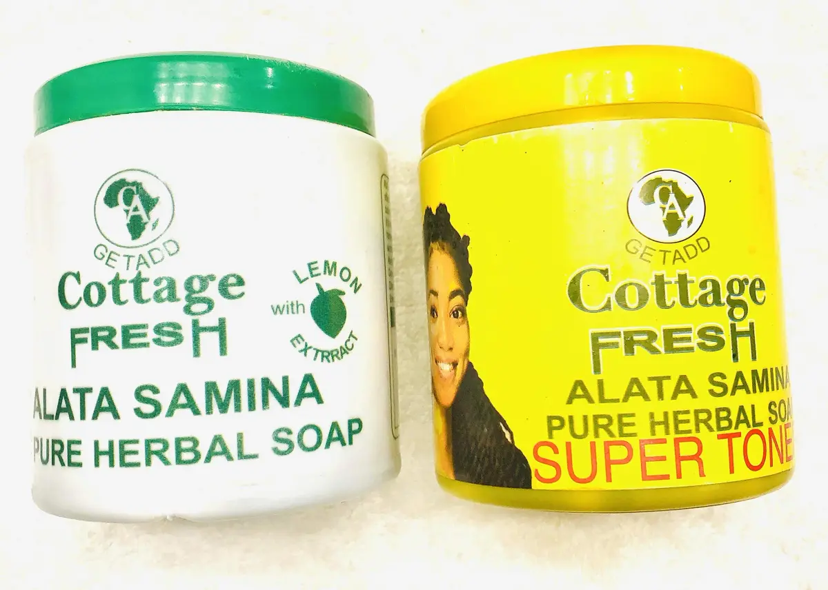 Cottage Fresh Alata Samina African Black Soap 550g (19.4oz) | Pure Organic Herbal Soap for All Skin Types - view 6