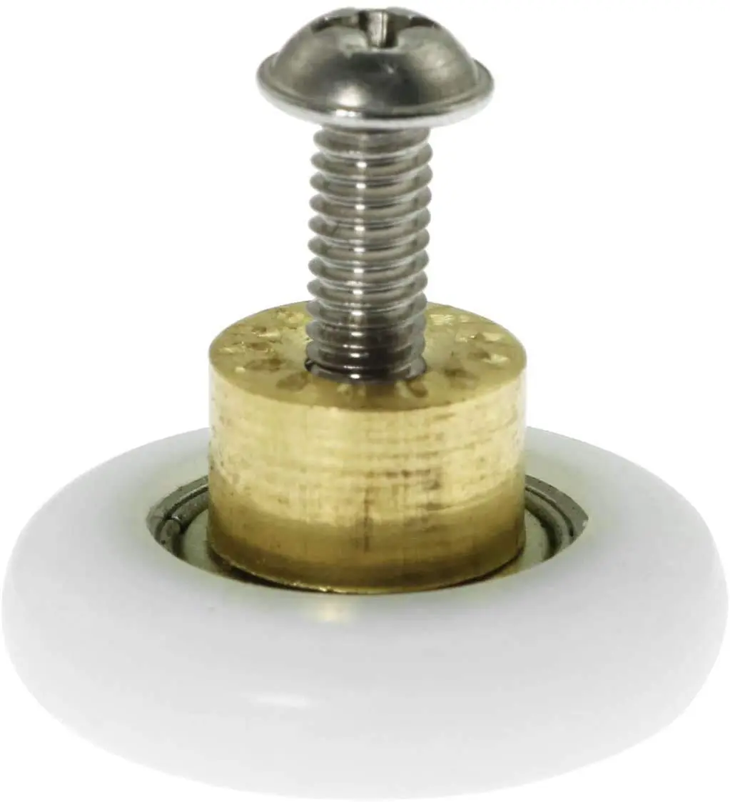 XUKEKOY Shower Door Rollers 19mm x 5mm | Set of 4 Replacement Wheels with Screws - view 3