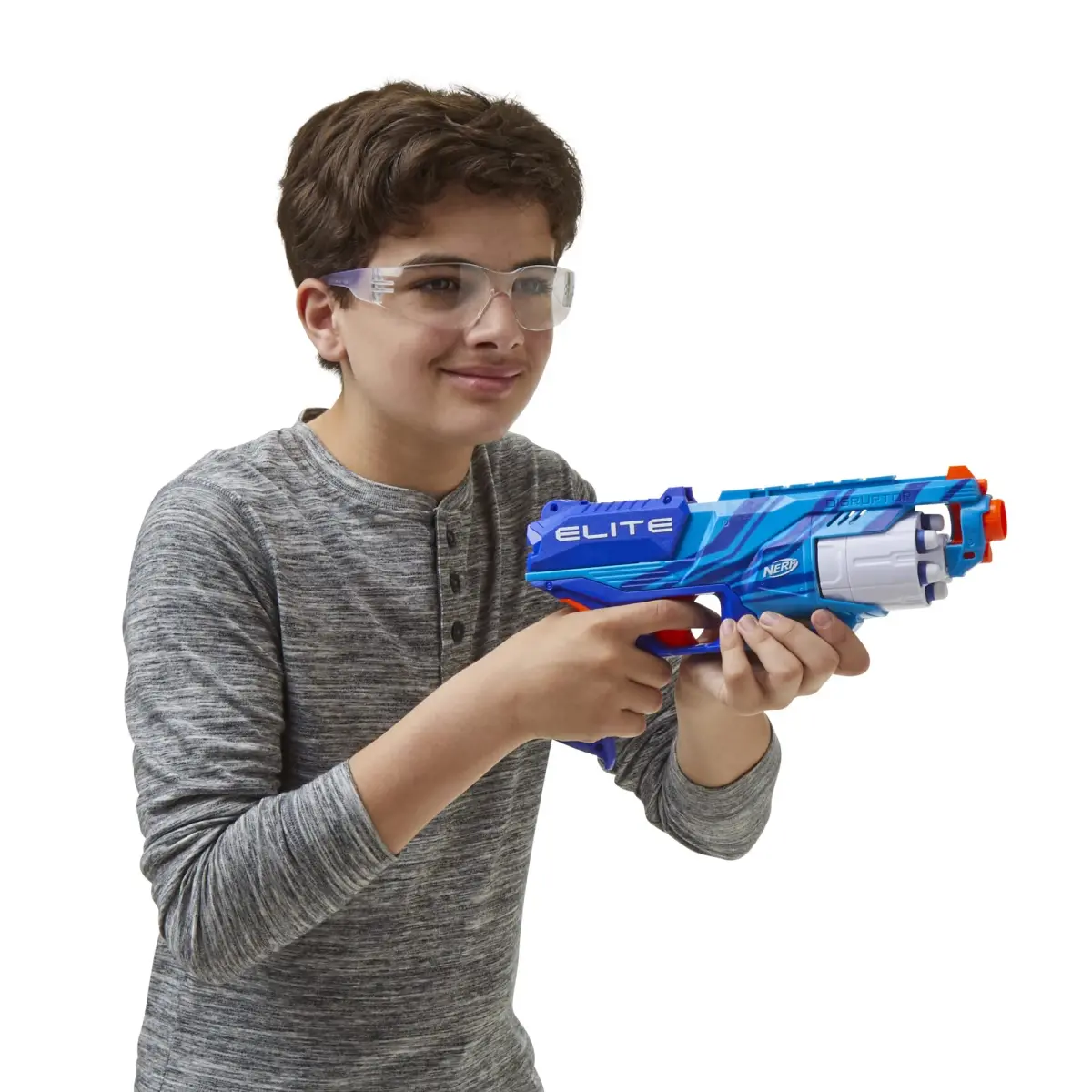 Nerf Elite Disruptor Blaster Reflex Blue | 6-Dart Rotating Drum - view 5