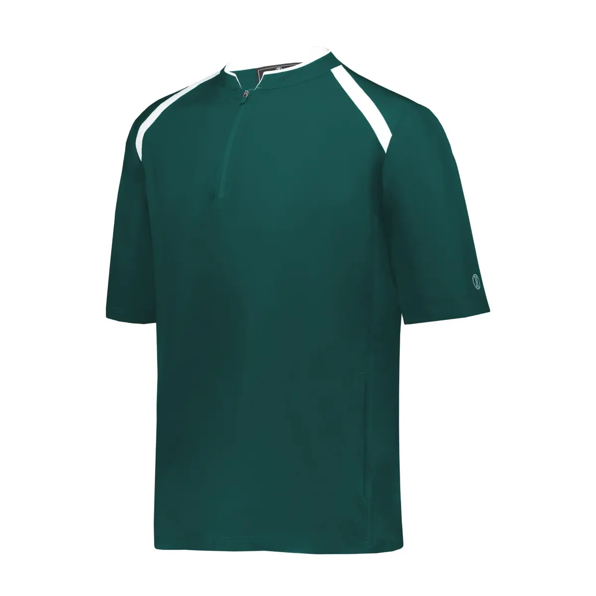 Holloway Mens Clubhouse Short Sleeve Pullover Cage Jacket, Dark Green/White 2XL | Ultimate Athletic Performance Wear for Maximum Mobility - main product image