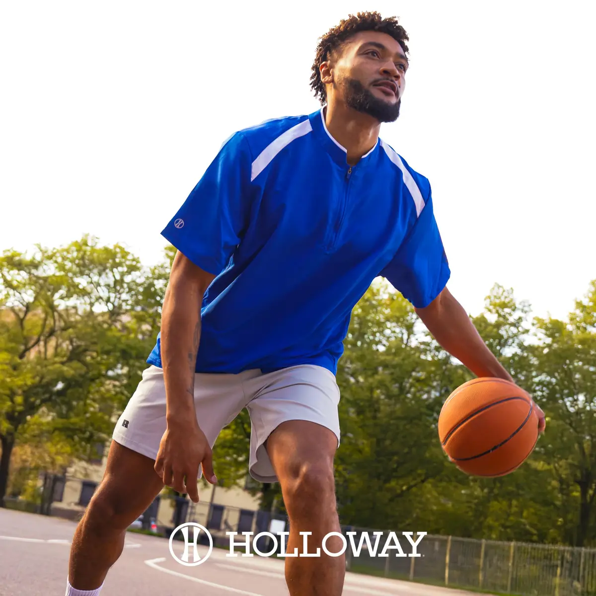 Holloway Mens Clubhouse Short Sleeve Pullover Cage Jacket, Navy/White 4XL | Ultimate Athletic Performance Wear for Maximum Mobility - view 2