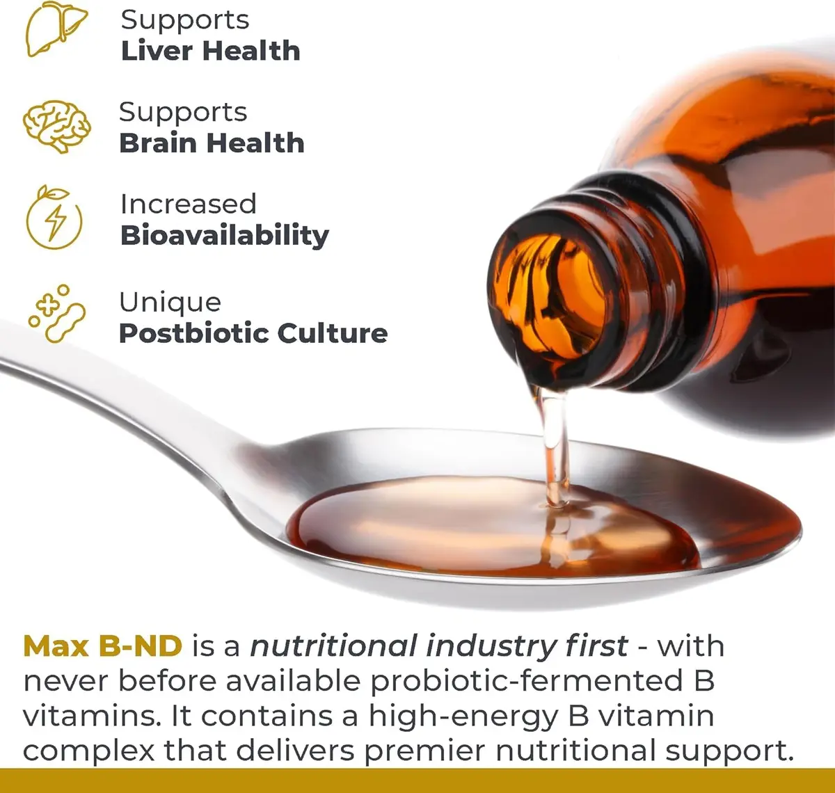 Premier Research Labs Max B-ND Liquid Vitamin 2 fl oz | Supports Liver, Brain & Energy - view 4