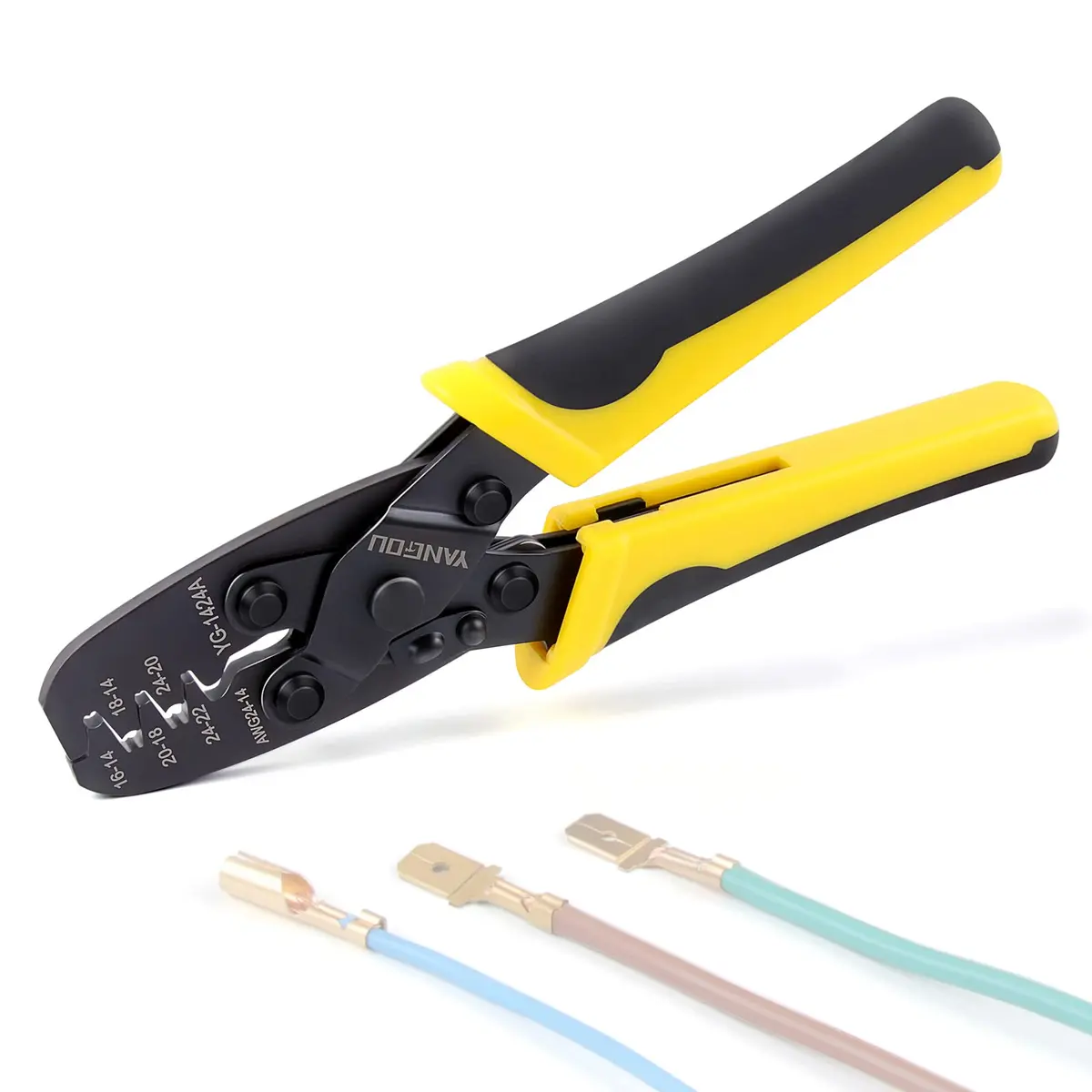 Yangoutool Molex Crimp Tool Versatile for Automotive & Computer Use 24-14 AWG - main product image