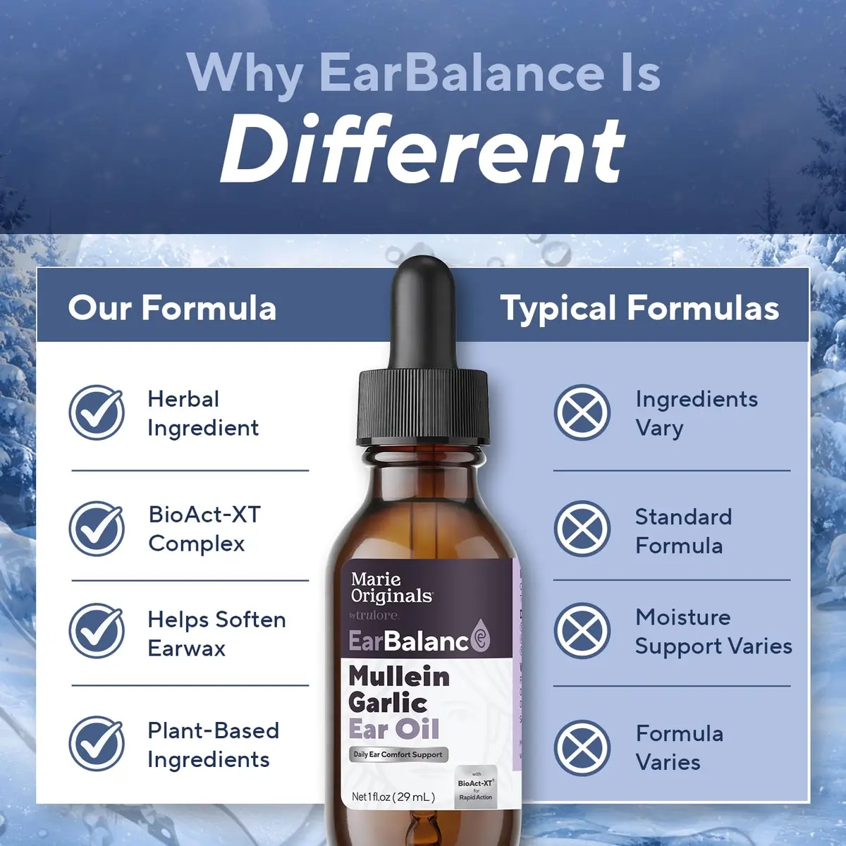 Marie Originals Mullein Garlic Ear Oil Drops 1 Fl Oz | Herbal Ear Care Routine Support - view 6