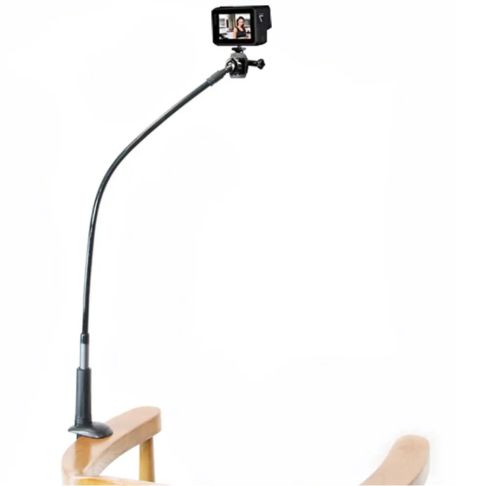 JCWINY 30 Inch Webcam Stand Camera Mount | Flexible Gooseneck Desk Clamp for Logitech Webcams 4K Brio - view 6