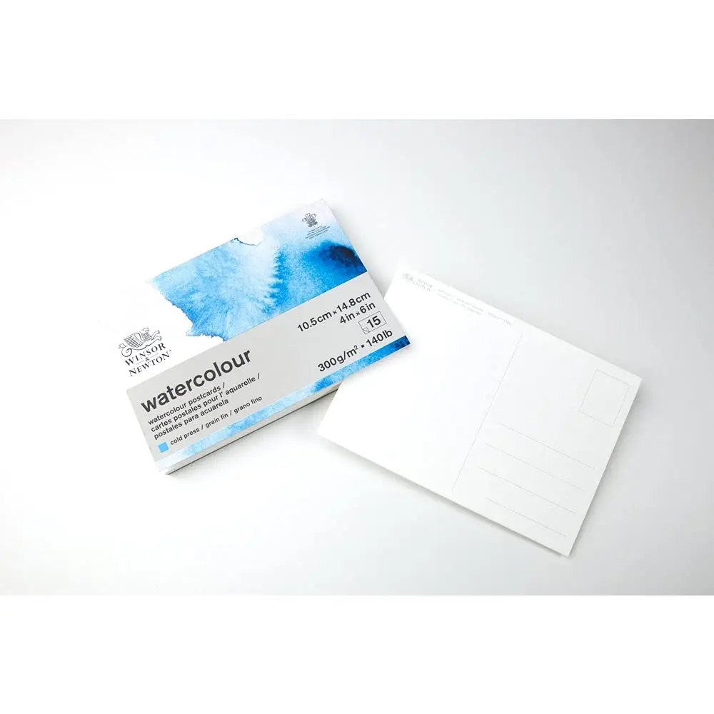 Winsor & Newton Classic Watercolor Paper Postcard Pad, 4" x 6" | Durable, Bright Finish for Watercolor Artists - view 3