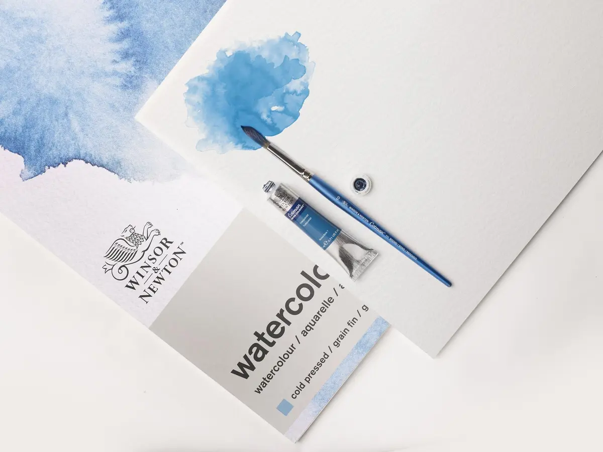Winsor & Newton Watercolor Paper Pad, 9" x 12" | Cold Press, Bright Finish, 12 Sheets - view 6